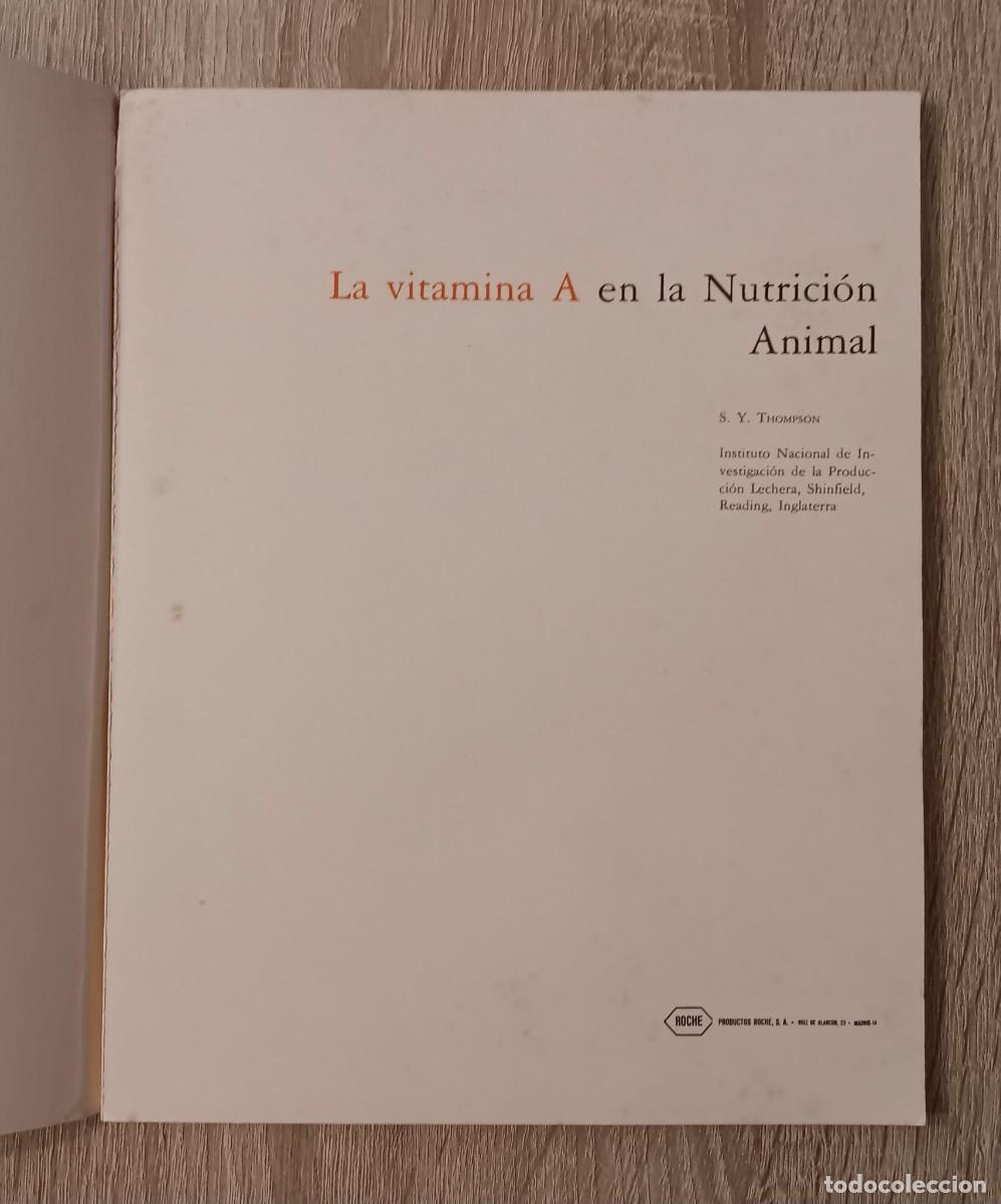 Libros de segunda mano: BONITO LIBRO VITAMINA A ROCHE 1975 - Foto 4
