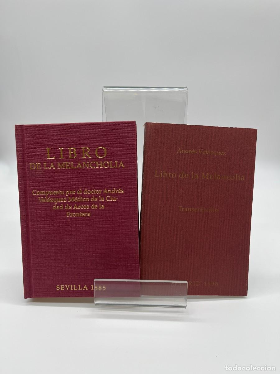 Libros de segunda mano: LIBRO DE LA MELANCHOLIA (MELANCOLIA) de A. Velazquez (Ed. Janssen Farmaceutica)