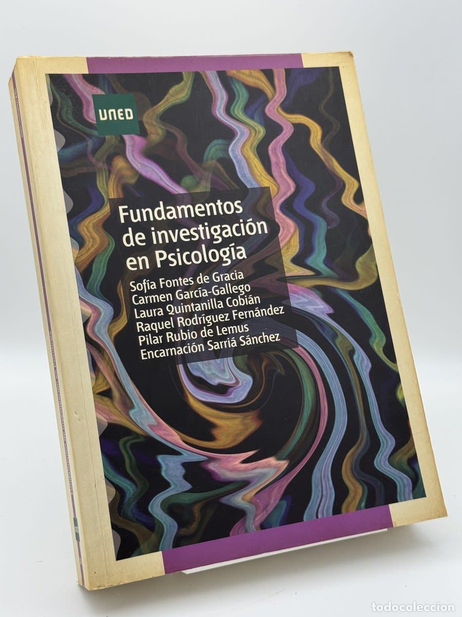 Gebrauchte B&uuml;cher: Fundamentos de investigaci&oacute;n en psicolog&iacute;a - Sof&iacute;a Fontes de Gracia