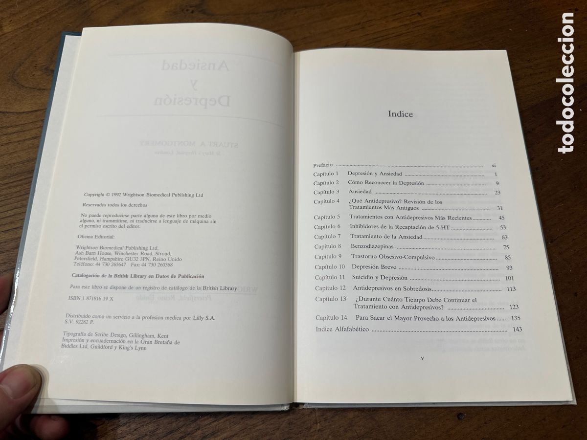 Libros de segunda mano: ANSIEDAD Y DEPRESION - MONTGOMERY, STUART A. - Foto 3