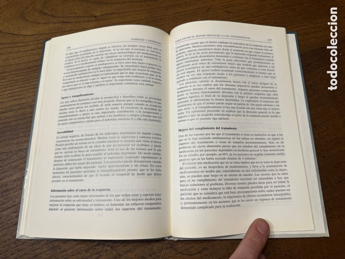 Libros de segunda mano: ANSIEDAD Y DEPRESION - MONTGOMERY, STUART A. - Foto 6