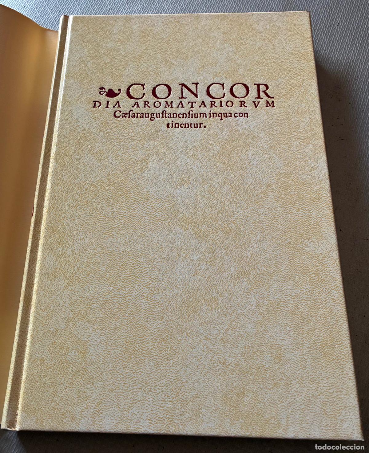 Libros de segunda mano: CONCORDIA AROMATARIORUM Facs&iacute;mil - Foto 4