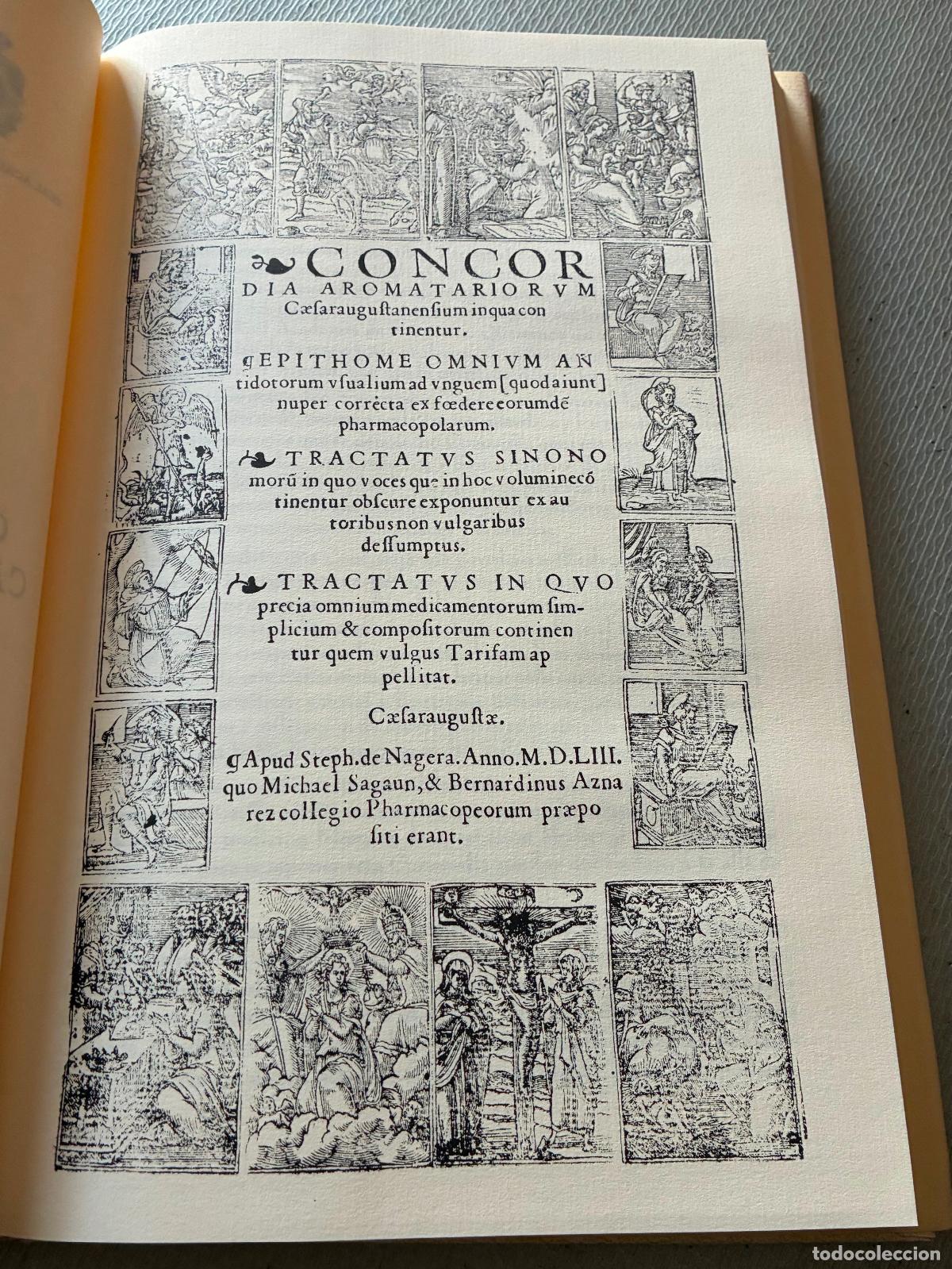 Libros de segunda mano: CONCORDIA AROMATARIORUM Facs&iacute;mil - Foto 5