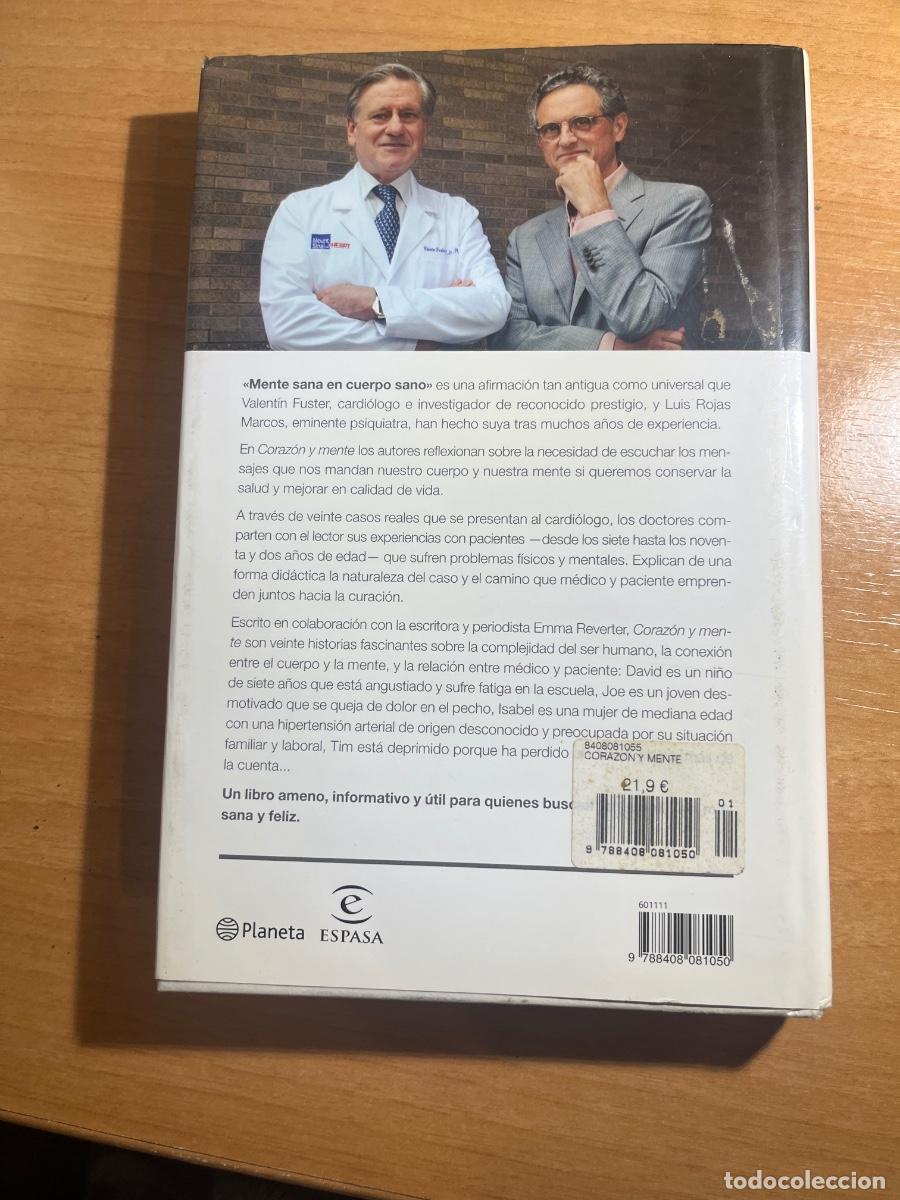 Libros de segunda mano: Libro Coraz&oacute;n y mente | Valent&iacute;n Fuster | 2008 - Foto 2