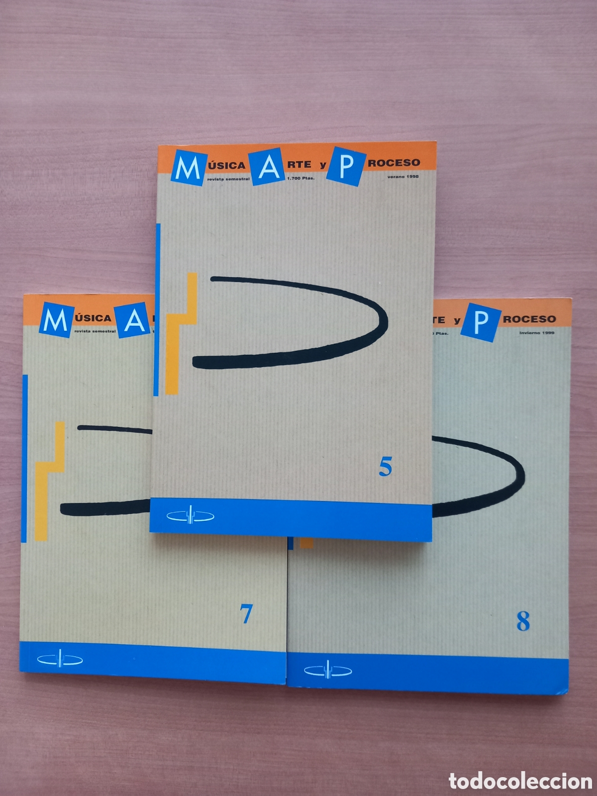 Livres d'occasion: Tres ejemplares revista Musica, Arte y Proceso