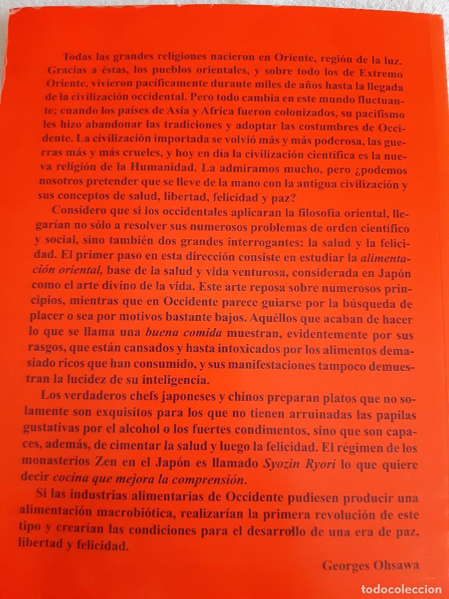 Libros de segunda mano: MACROBI&Oacute;TICA ZEN. GEORGES OHSAWA. - Foto 2