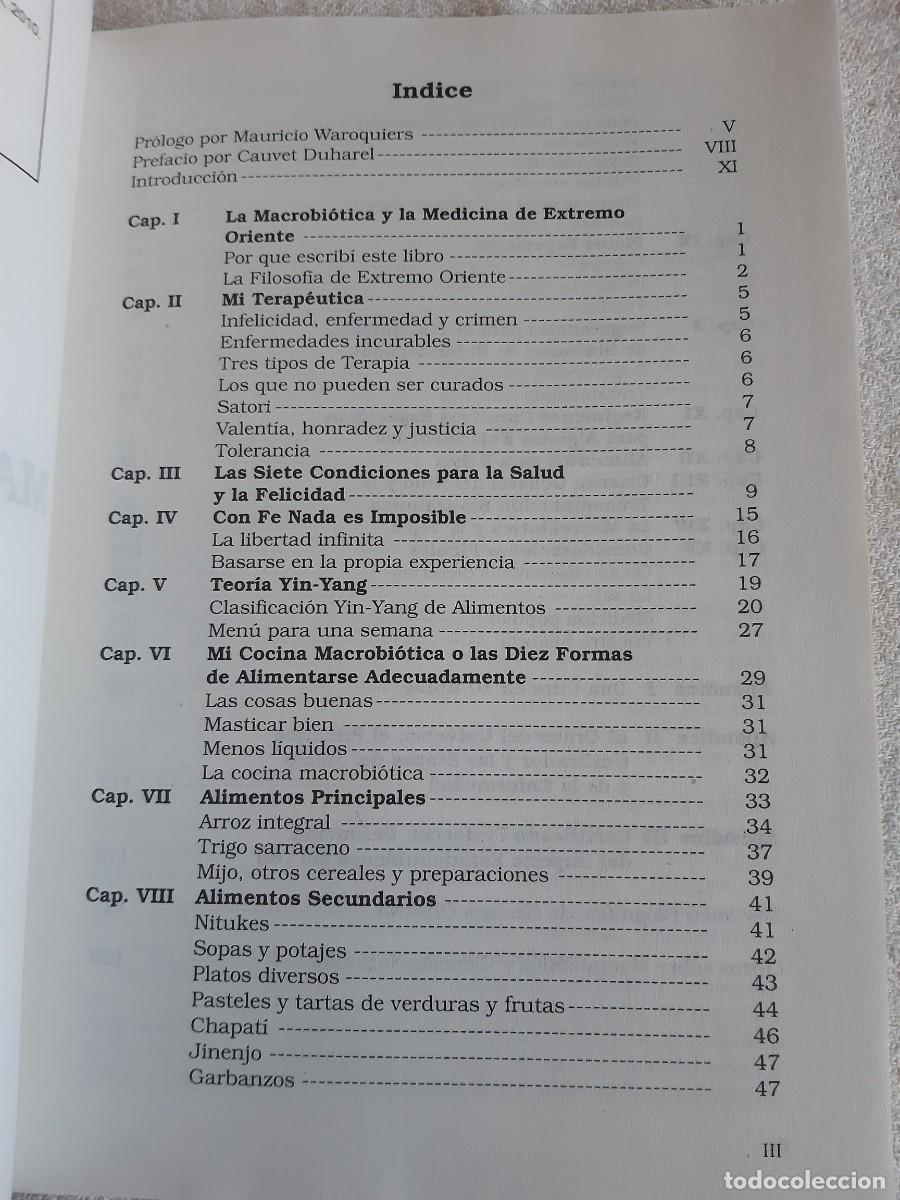 Libros de segunda mano: MACROBI&Oacute;TICA ZEN. GEORGES OHSAWA. - Foto 3