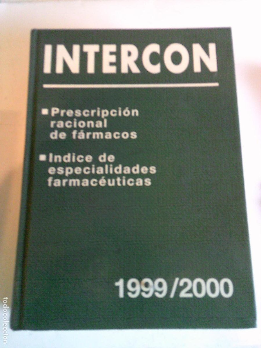 Libros de segunda mano: Intercon 1999-2000 f&aacute;rmacos y f&aacute;rmaceuticas
