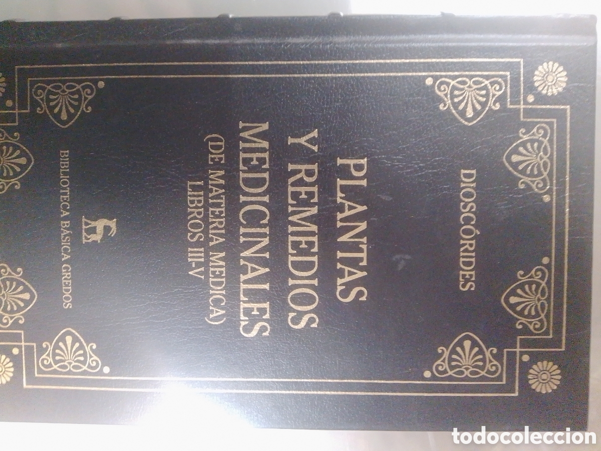Libros de segunda mano: PLANTAS Y REMEDIOS MEDICINALES. DIOSCORIDES. BASICA GREDOS. 2002
