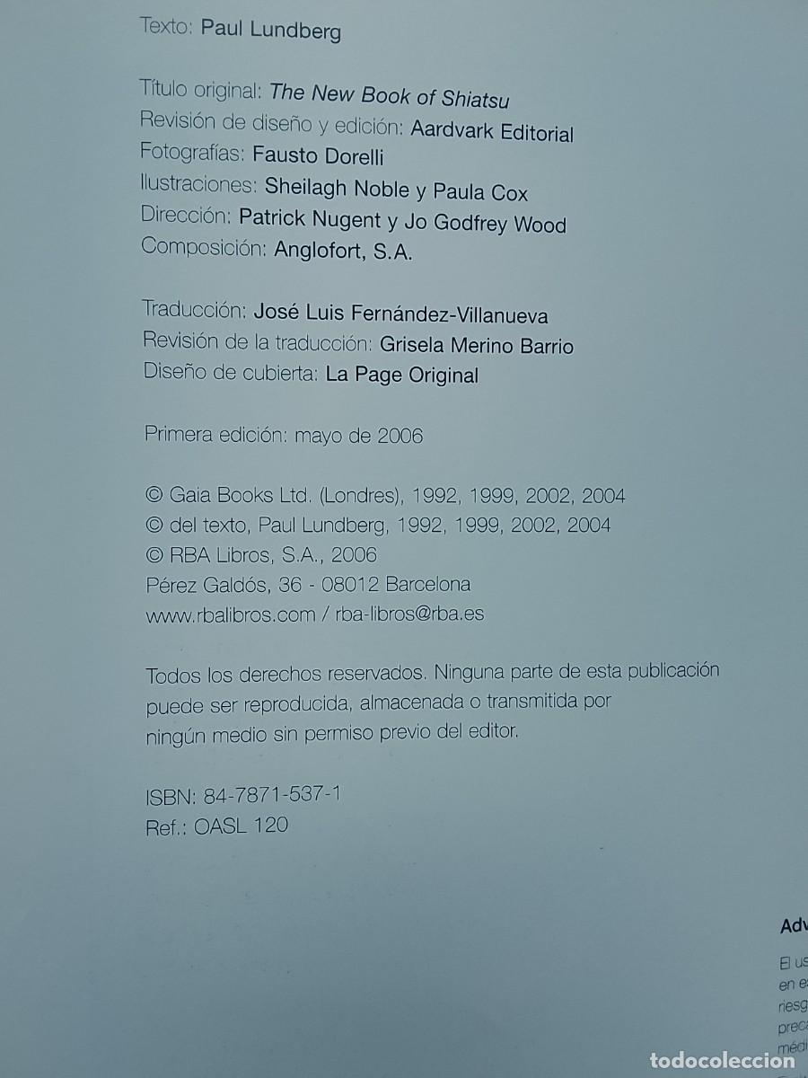 Libros de segunda mano: El libro del Shiatsu. RBA integral - Foto 3