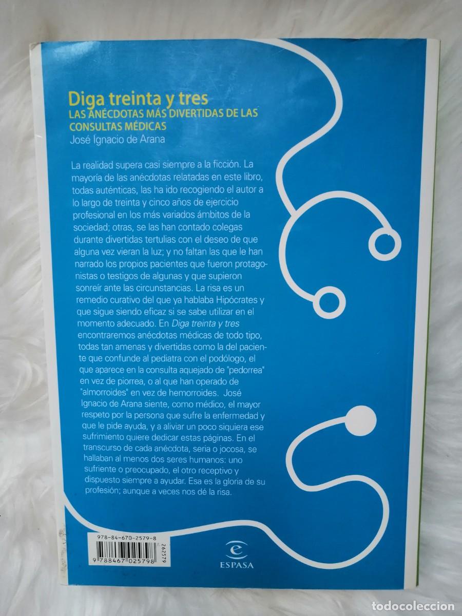 Libros de segunda mano: Diga treinta y tres. Jos&eacute; Ignacio de Arana - Foto 2