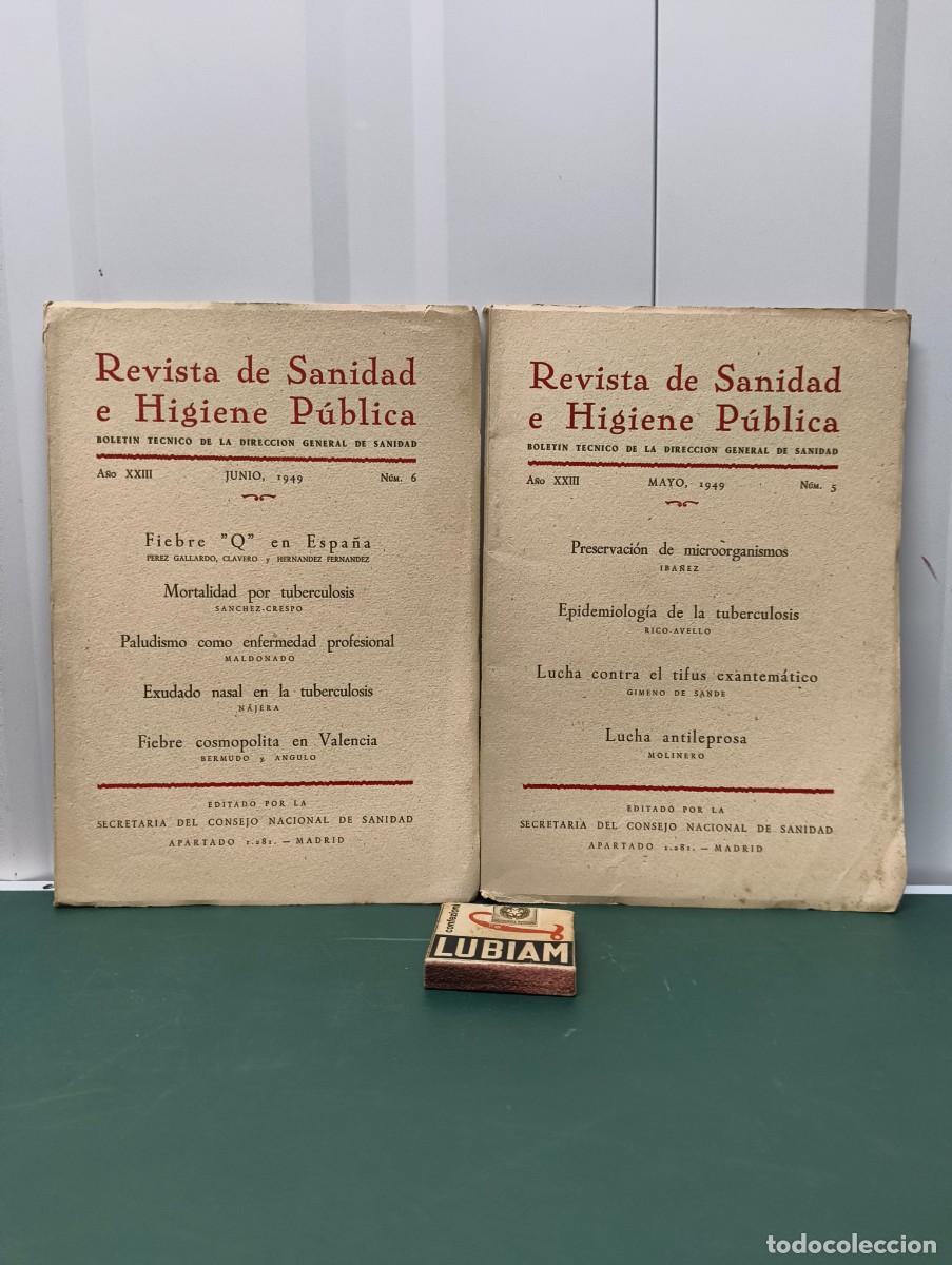 Libros de segunda mano: Revista Sanidad e Higiene P&uacute;blica - 1949. Secretar&iacute;a Consejo Nacional Sanidad