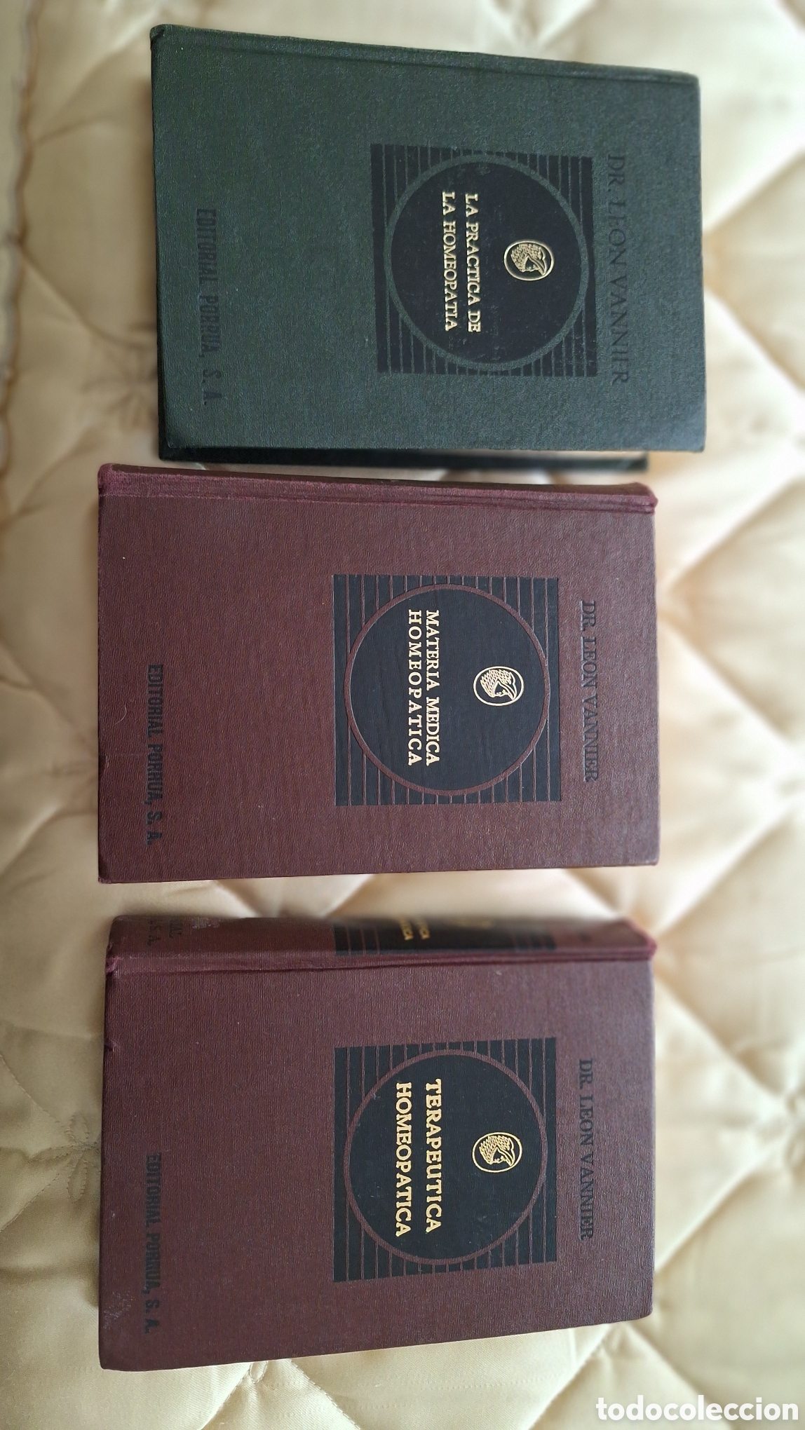 Libros de segunda mano: La pr&aacute;ctica de la Homeopat&iacute;a y dos tomos m&aacute;s. LE&Oacute;N VANNIER.