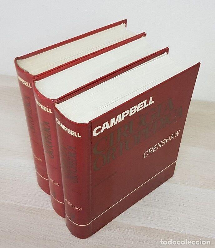 Libri di seconda mano: CIRUGIA ORTOPEDICA CAMPBELL COMPLETO TOMO 1, 2, 3 - CRENSHAW - PANAMERICANA - 1992, 7&ordf; ed.