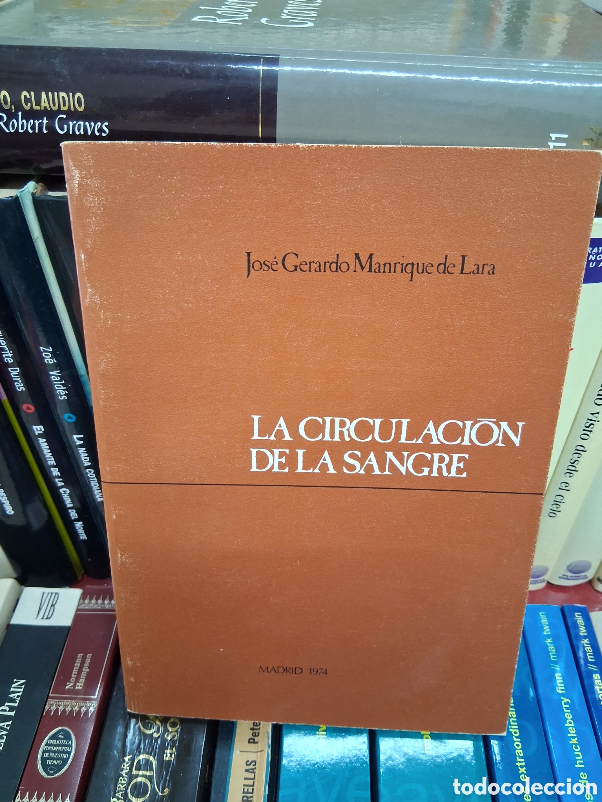 Second hand books: Circulaci&oacute;n de la sangre - Jos&eacute; Gerardo Manrique Lara. Madrid 1974