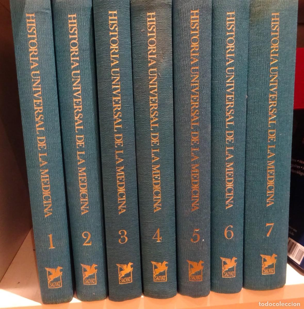 Libros de segunda mano: LA&Iacute;N ENTRALGO, HISTORIA UNIVERSAL DE LA MEDICINA,OBRA COMPLETA 7 VOL&Uacute;MENES, SALVAT 1972, BUEN ESTADO