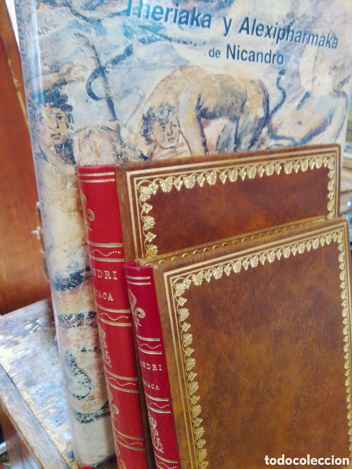 Libros de segunda mano: THERIAKA Y ALEXIPHARMAKA DE NICANDRO. MOLEIRO. ED. LIMITADA Y NUMERADA. FACSIMIL Y SU ESTUDIO. 1997