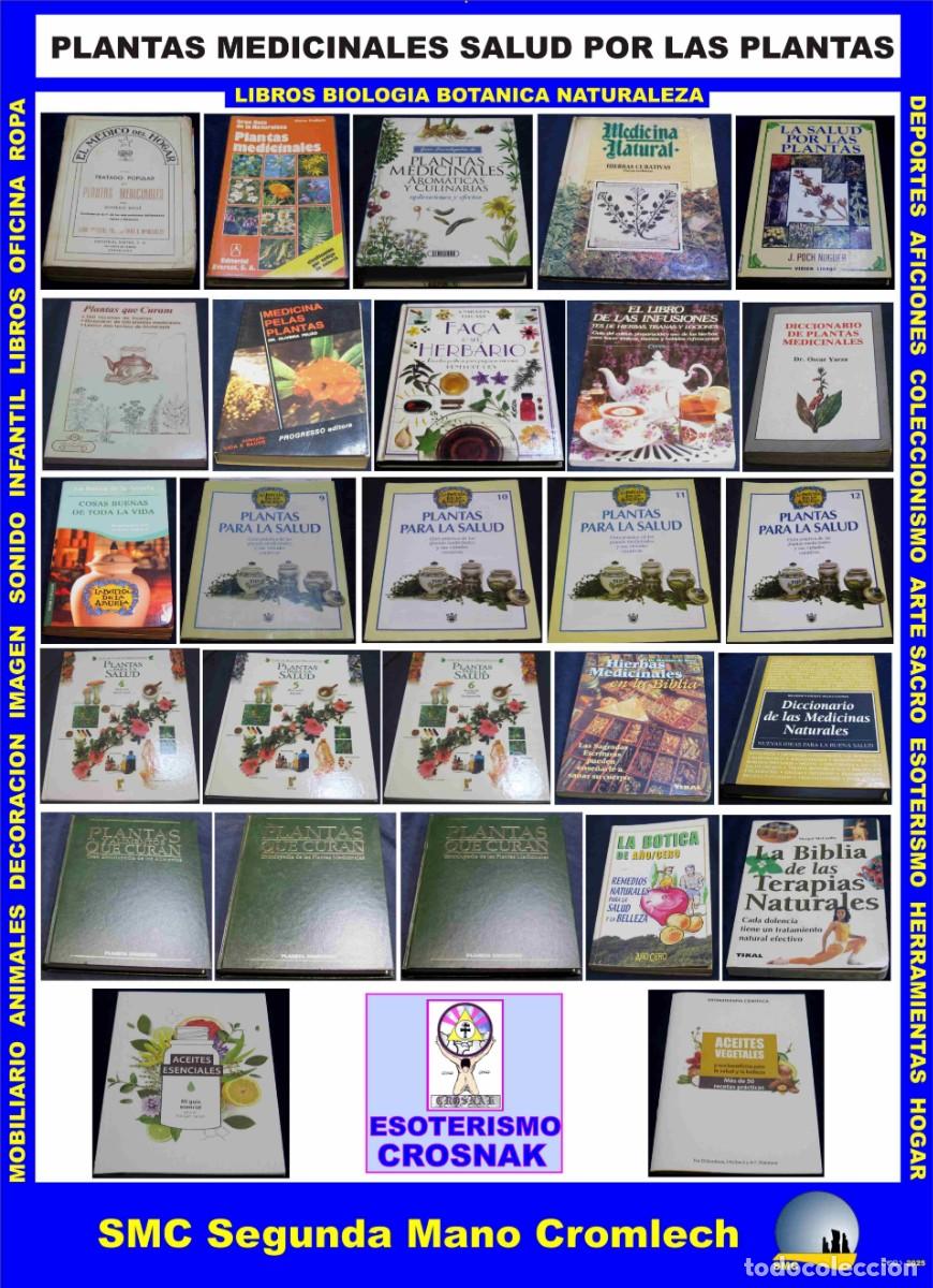 Second hand books: 23 Libros y 4 fasc&iacute;culos de PLANTAS MEDICINALES LA SALUD POR LAS PLANTAS. MEDICINA NATURAL