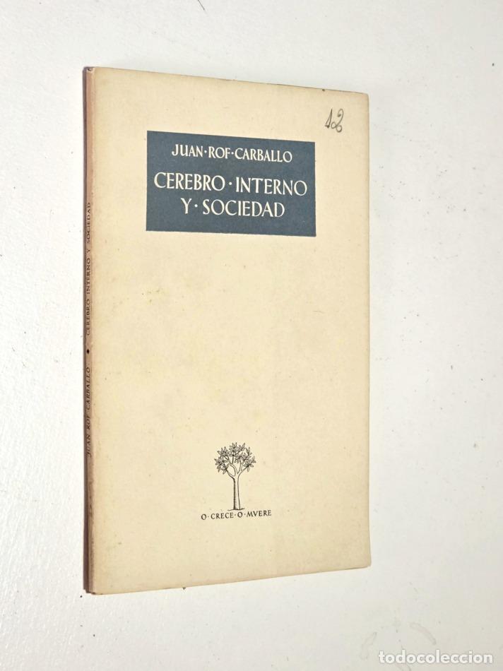 Libri di seconda mano: CEREBRO INTERNO Y SOCIEDAD - ROF CARBALLO, Juan