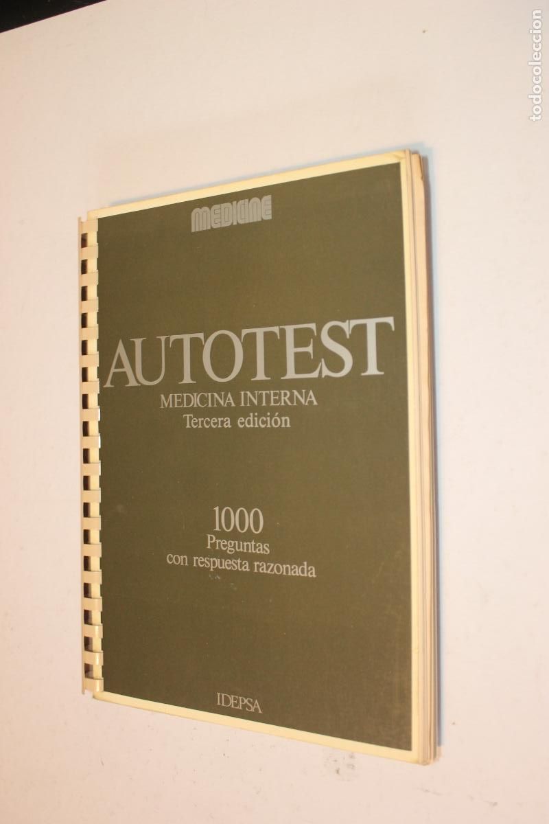 Libros de segunda mano: Autotest Medicina Interna - 1000 Preguntas con Respuesta Razonada - 3&ordf; Edici&oacute;n - IDEPSA