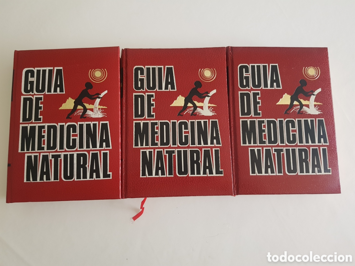 Libros de segunda mano: Carlos Kozel y Ra&uacute;l Escobar - Gu&iacute;a de Medicina Natural. 3 tomos COMPLETA - Omedin