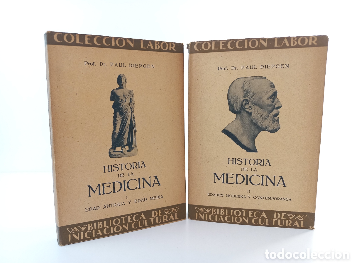 Libros de segunda mano: Historia de la Medicina. Paul Diepgen. Labor, 1925. COMPLETO.