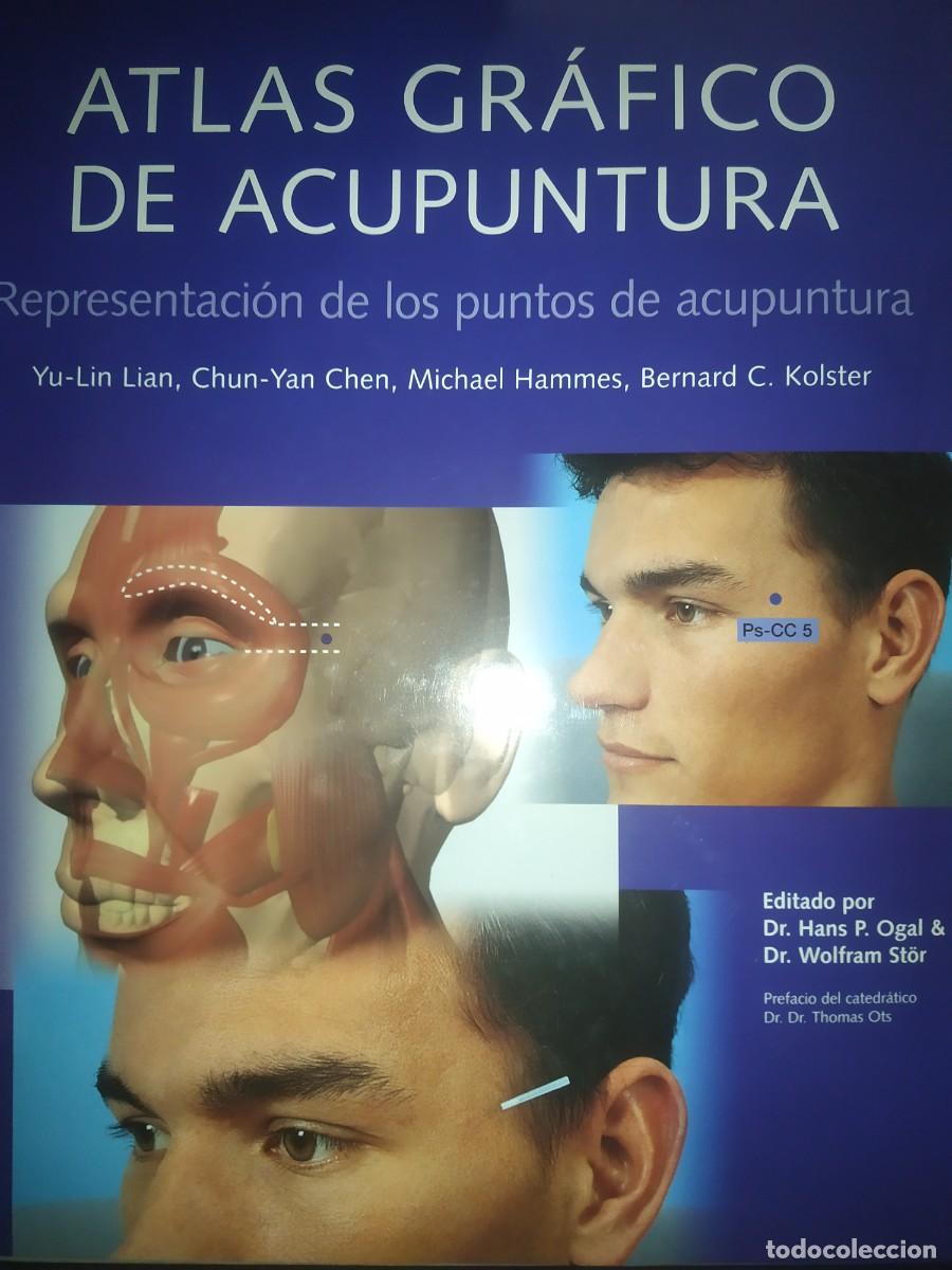Libros de segunda mano: ATLAS GR&Aacute;FICO DE ACUPUNTURA. TAPA DURA GRAN FORMATO.