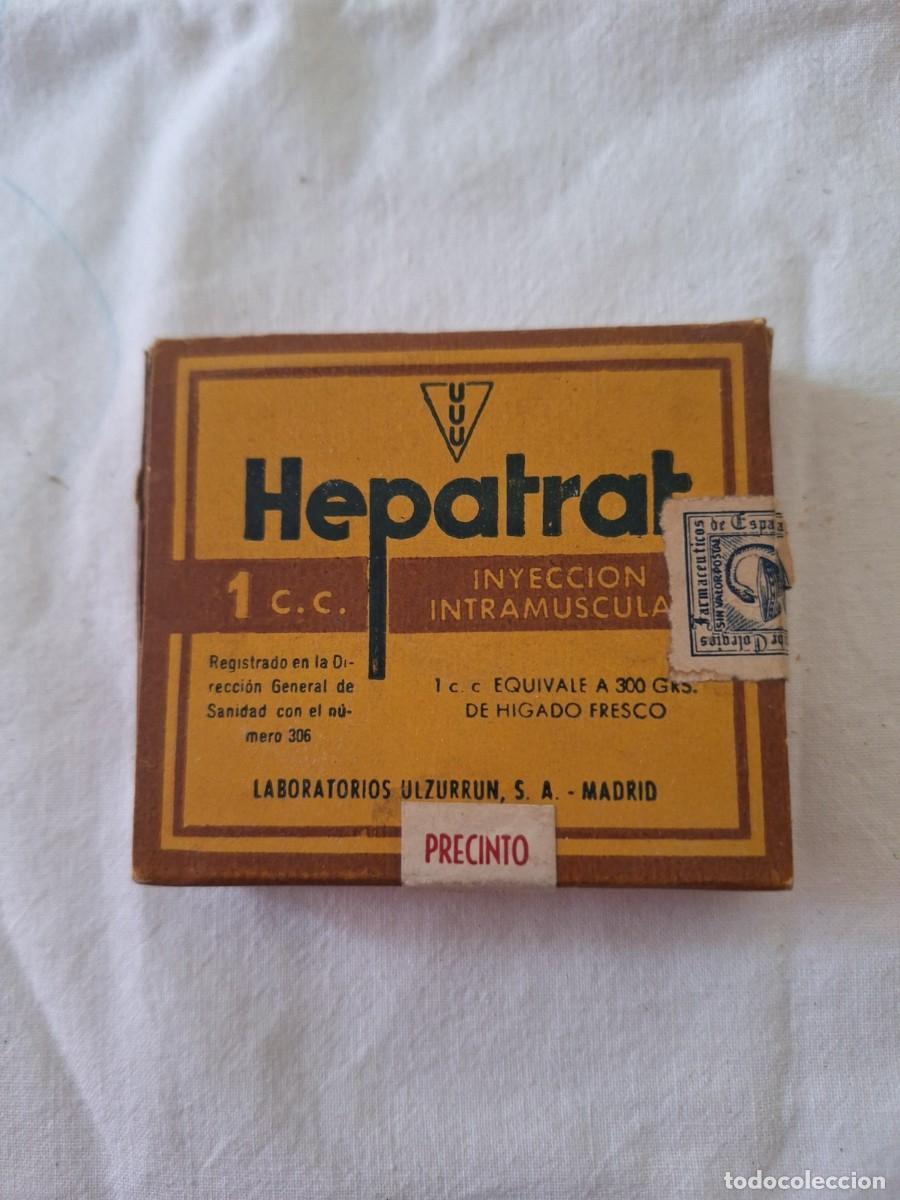 Libros de segunda mano: HEPATRAT inyeccion intramuscular