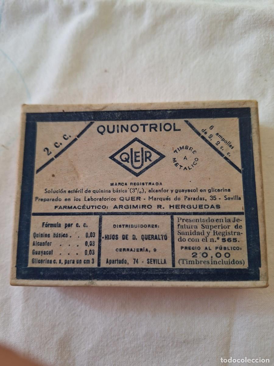 Libros de segunda mano: Quinotriol inyectable de quinina