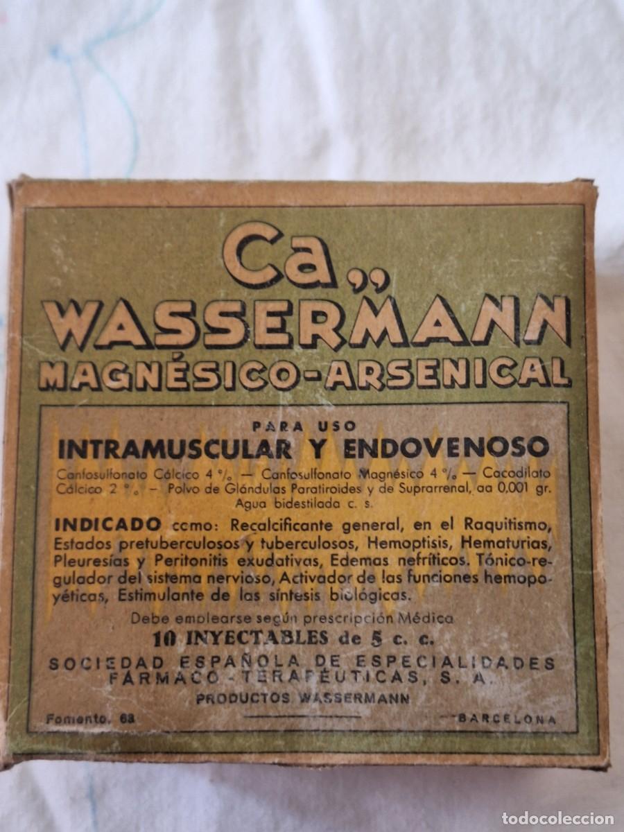 Libros de segunda mano: Ca WASSERMANN medicamento antiguo