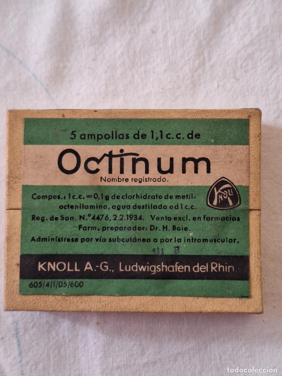 Libros de segunda mano: OCTINUM ampollas antiguas