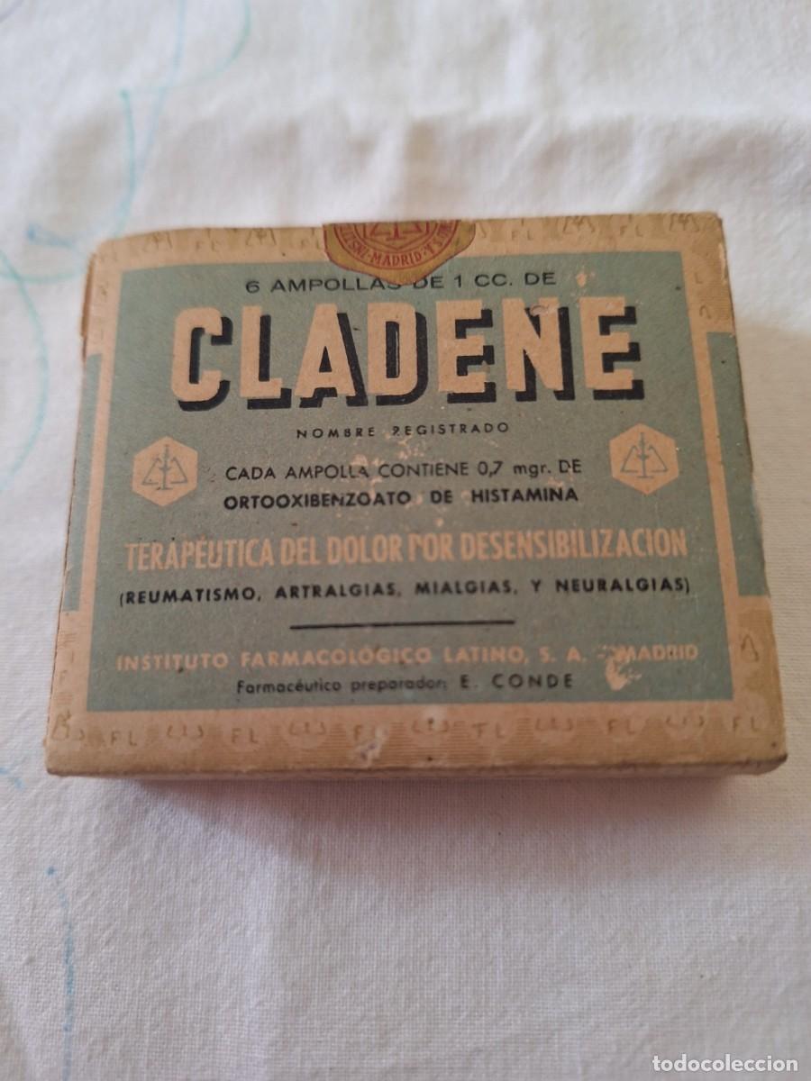 Libros de segunda mano: CLADENE AMPOLLAS INYECTABLES