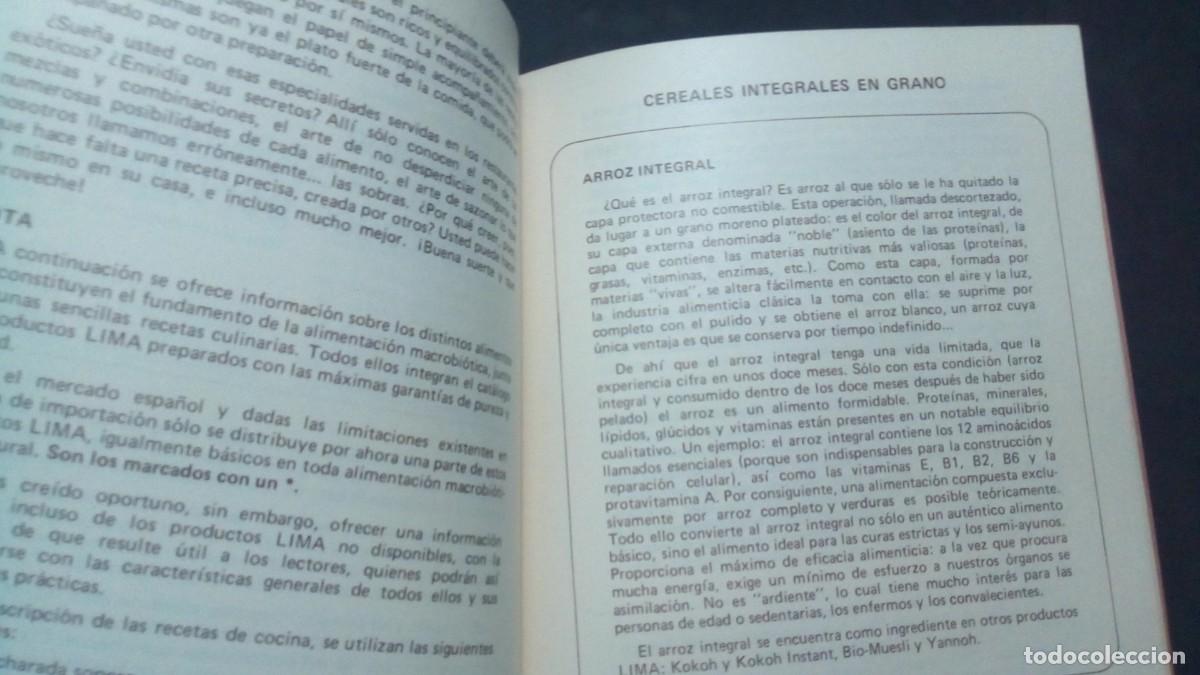 Libros de segunda mano: GU&Iacute;A PR&Aacute;CTICA DE LA MACROBI&Oacute;TICA-1976 - Foto 5