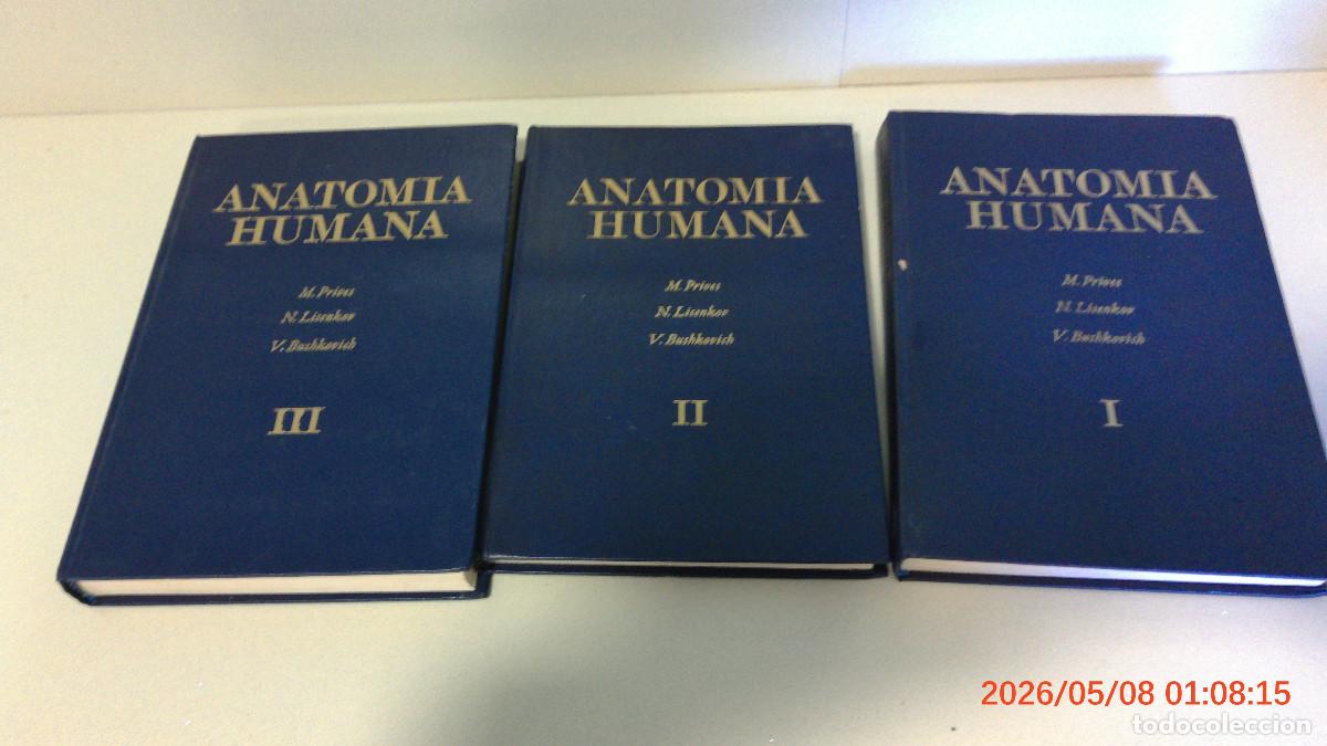 Libros de segunda mano: Anatom&iacute;a humana. Tomos I, II y III. M. Prives. N. Lisenkov. V. Bushkovich