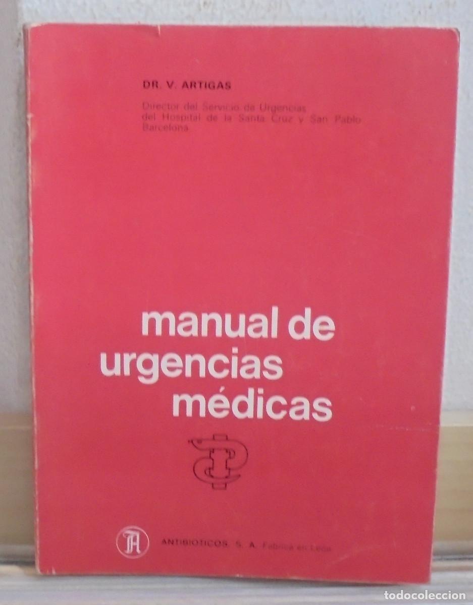 Libros de segunda mano: Manual de urgencias quir&uacute;rgicas. Dr. V. Artigas