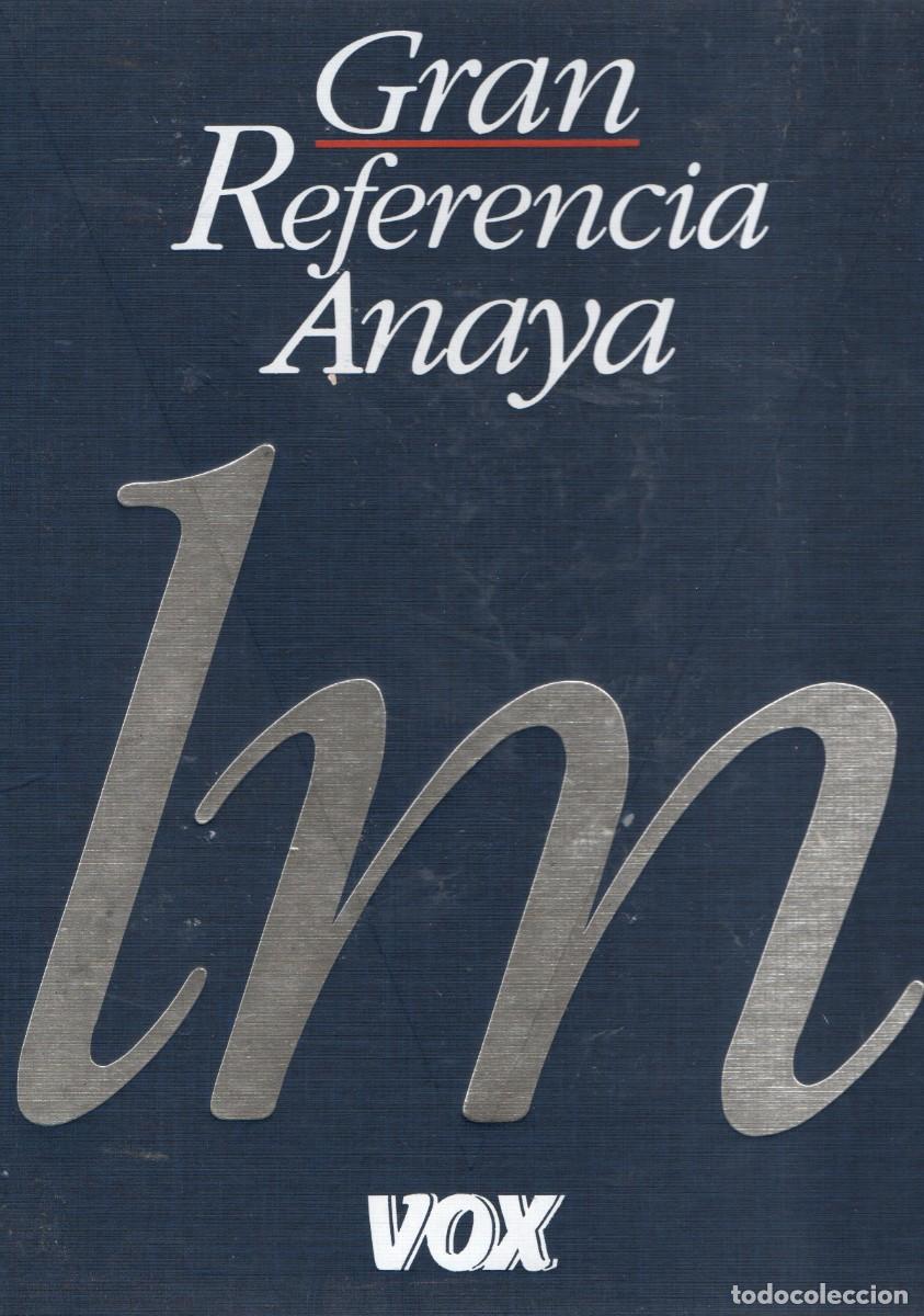 Libros de segunda mano: GRAN REFERENCIA ANAYA.VVAA. A-MEDI-1233