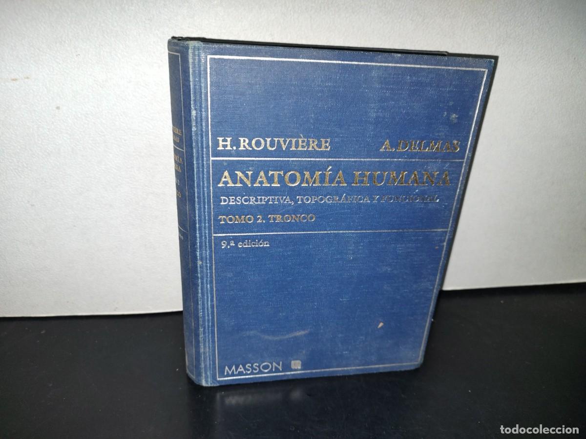 Libros de segunda mano: 218- Anatom&iacute;a Humana. Descriptiva, Topogr&aacute;fica Y Funcional, Tomo II Tronco - H. Rouviere, A. Delmas