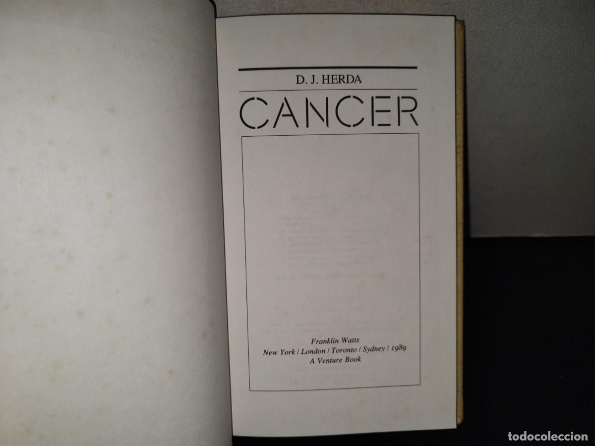 Libros de segunda mano: 218- Cancer - D. J. Herda - Foto 7