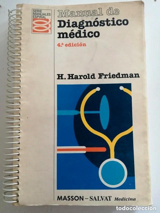 Libros de segunda mano: MANUAL DE DIAGN&Oacute;STICO M&Eacute;DICO - H. HAROLD FRIEDMAN - MASSON SALVAT MEDICINA