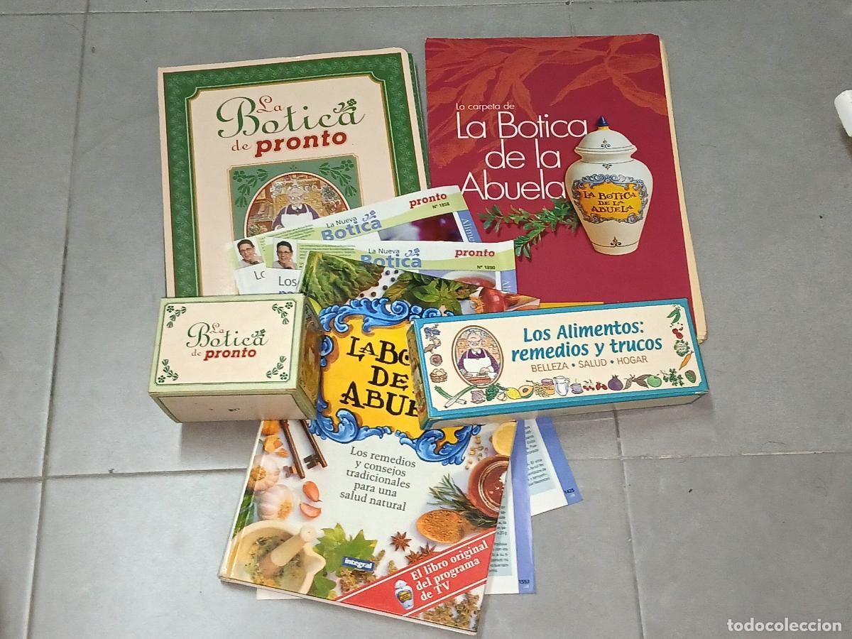 Livres d'occasion: La botica de la abuela, lote de libros, fichas, coleccionables