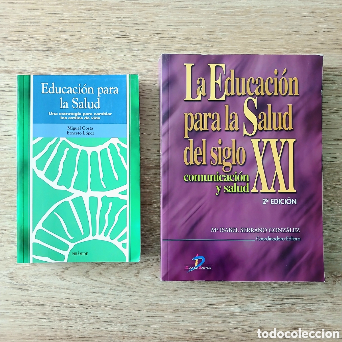 Libros de segunda mano: Lote 2 libros EDUCACION PARA LA SALUD