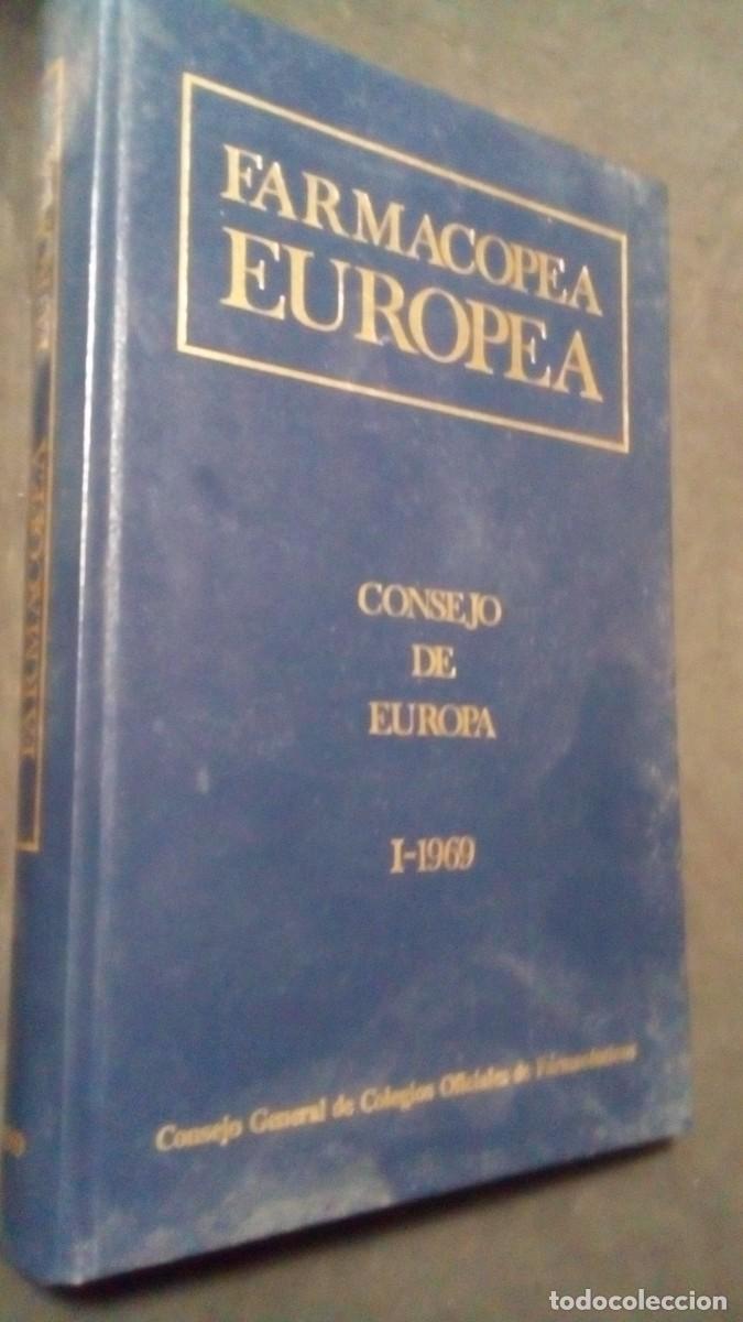 Libros de segunda mano: FARMACOPEA EUROPEA-CONSEJO DE EUROPA-I-1969-CONSEJO GENERAL DE COLEGIOS OFICIALES DE FARMAC&Eacute;UTICOS