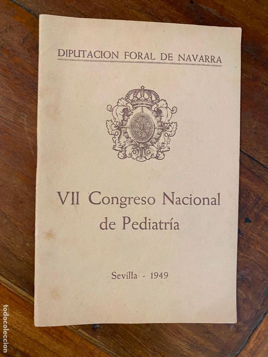 Libros de segunda mano: VII congreso nacional de pediatria 1949 sevilla, ilustrado con fotograf&iacute;as