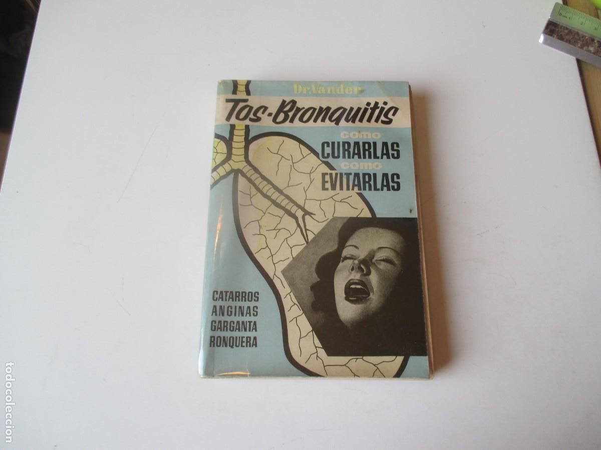 Libros de segunda mano: Dr. Vander Tos Bronquitis como curarlas, como evitarlas W40269