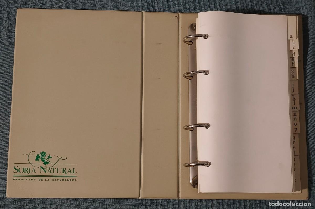 Libros de segunda mano: BLOC DE 4 ANILLAS CON AGENDA OPERATIVA DE ENFERMEDADES, PUBLICADA POR SORIA NATURAL