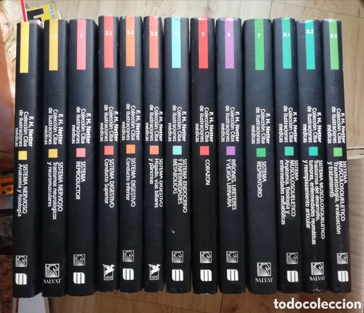 Livres d'occasion: F. H. Netter. Colecci&oacute;n Ciba de ilustraciones m&eacute;dicas. Completo 13 tomos.