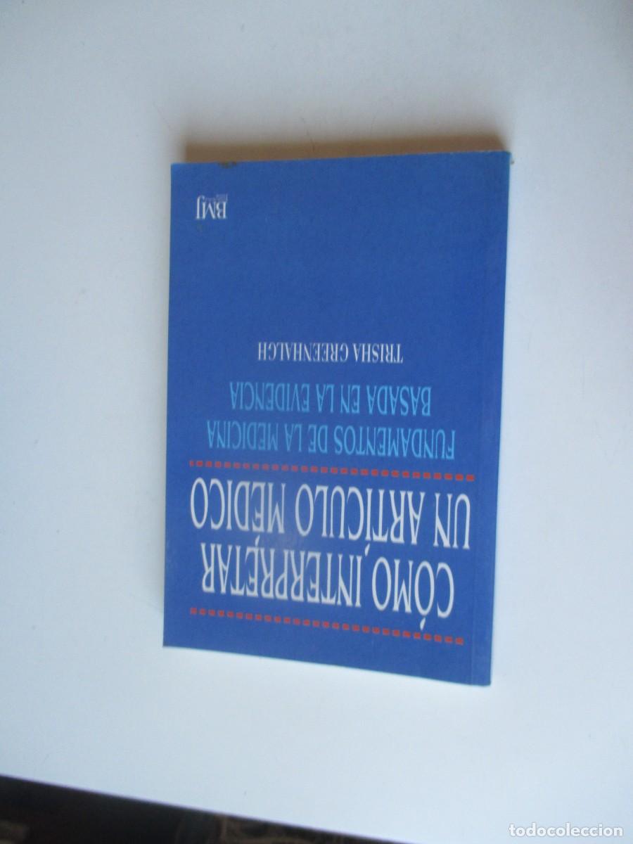 Libros de segunda mano: TRISHA GREENHALGH C&oacute;mo interpretar un art&iacute;culo m&eacute;dico W40393