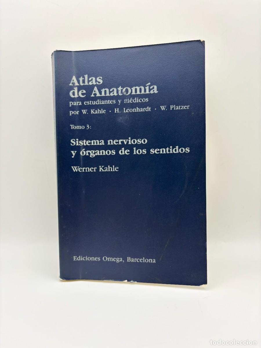 Livros em segunda m&atilde;o: Atlas de Anatom&iacute;a. Tomo 3, Varios autores - Ed. Omega, 1987 - 178 l&aacute;minas a color de G. Spitzer