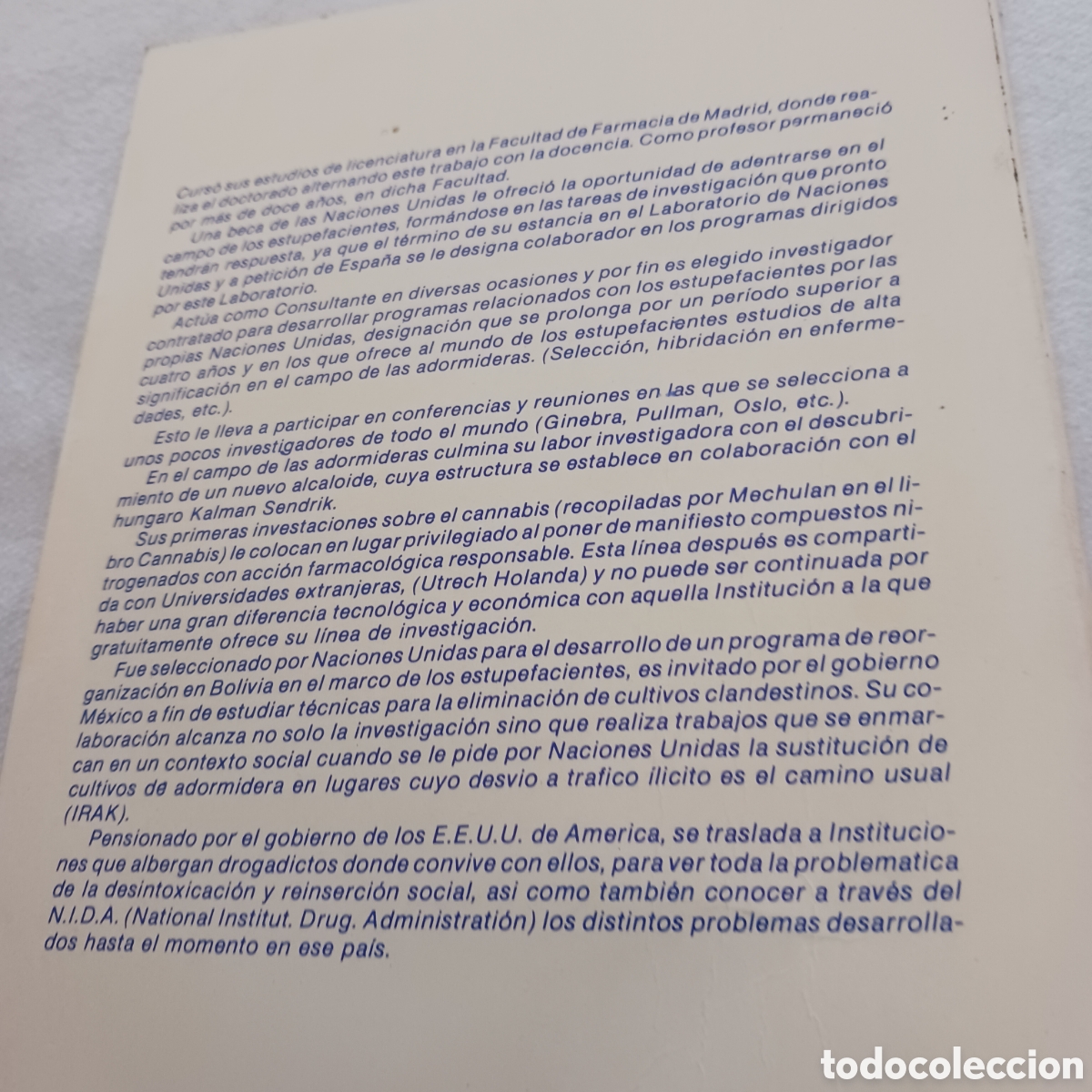 Libros de segunda mano: La Droga es ...,de Octavio Aguar - Foto 2