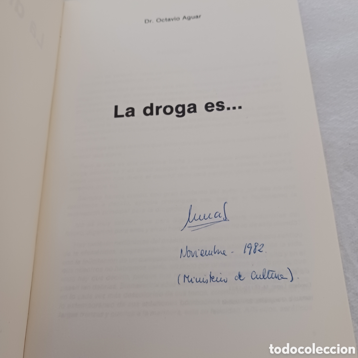 Libros de segunda mano: La Droga es ...,de Octavio Aguar - Foto 4